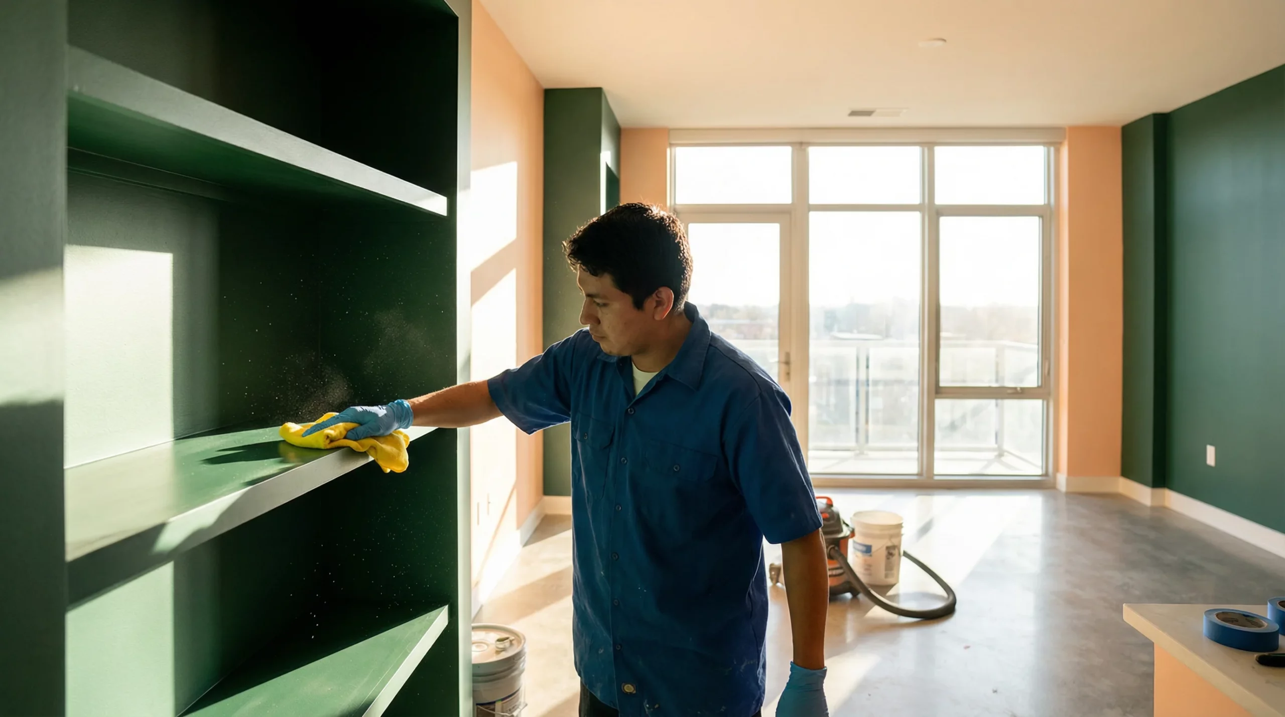 Nettoyage professionnel après travaux de rénovation